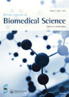 BRITISH JOURNAL OF BIOMEDICAL SCIENCE封面